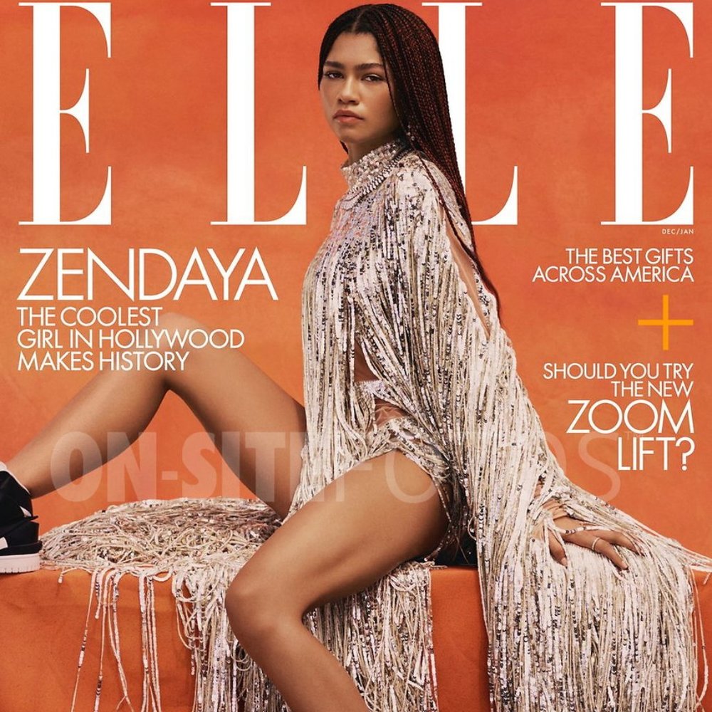 3️⃣ /$12 December/Jan 2021 ELLE Magazine Zendaya